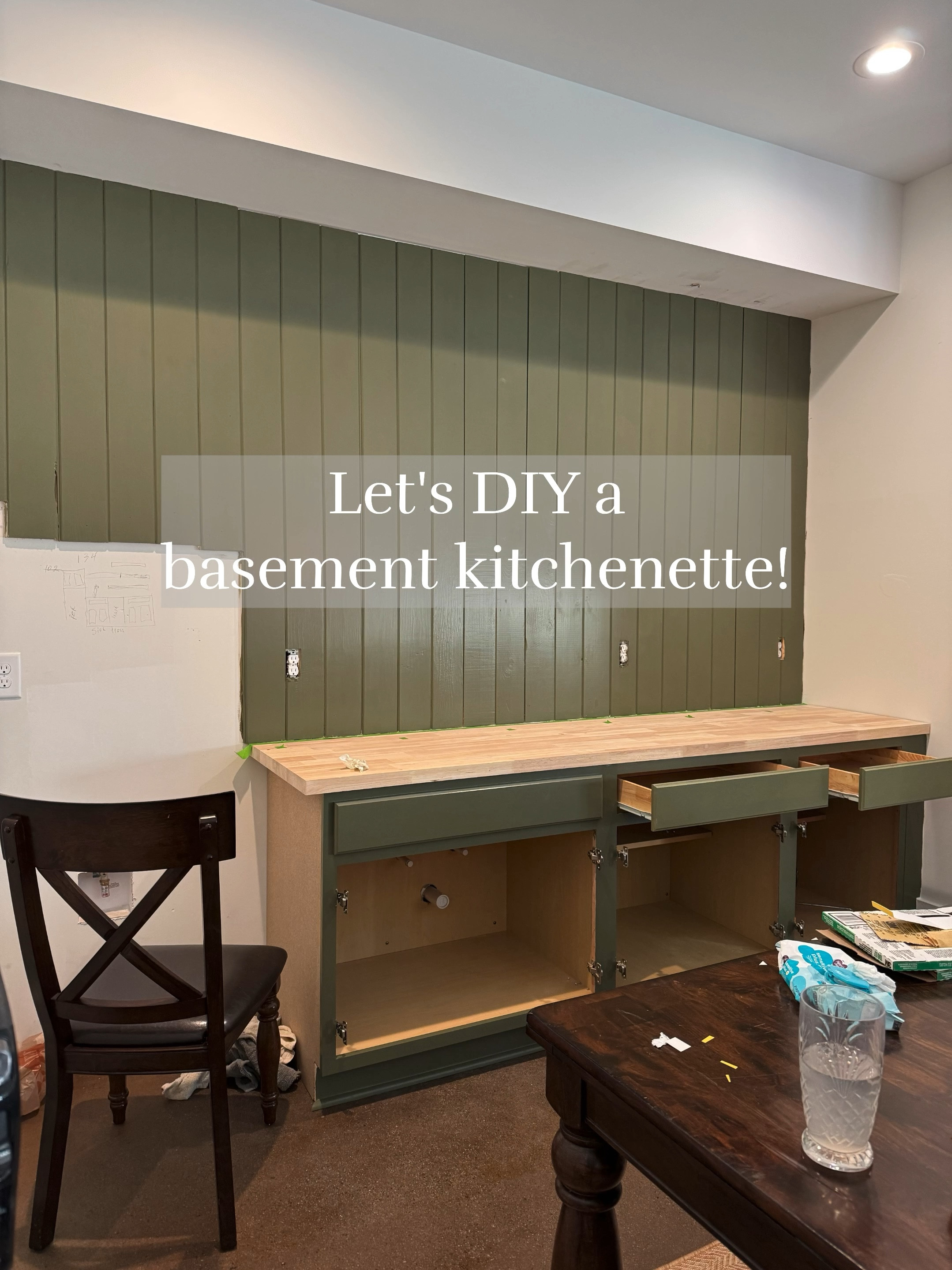 Installing a faucet in our basement kitchenette couldn't have been easier thanks to the Faucet Installation Kit from Character! Use code DIYCASEY for a discount at wirhcharacter.com
DIY kitchen basement faucet sink countertop green paint 

#LTKWatchNow #LTKHome