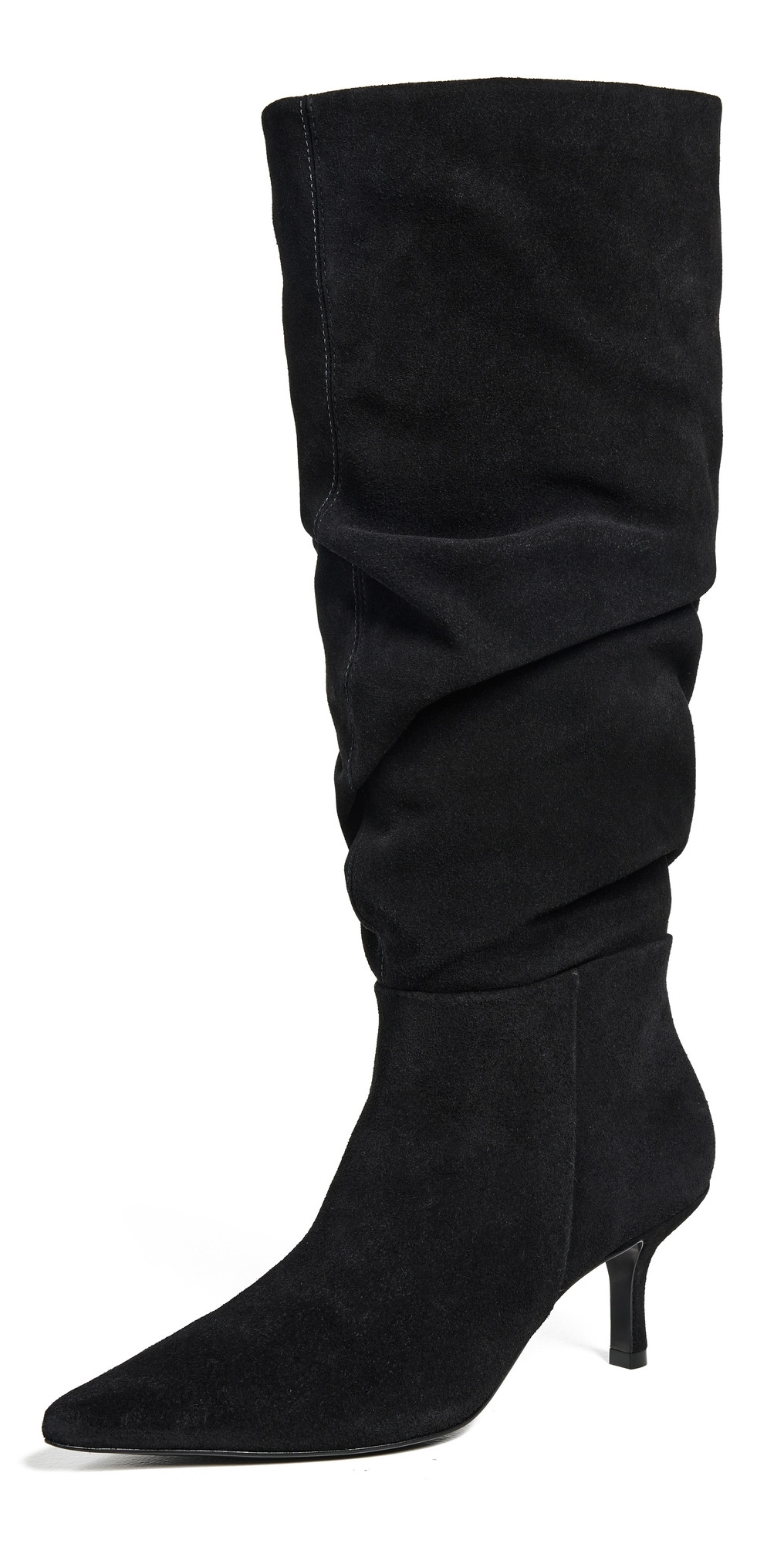 SIMKHAI Jordi Suede Slouch Boots Black 38 | Shopbop