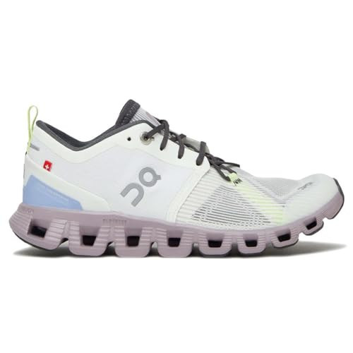 On Women's Cloud X 3 Sneakers, White/Heron, 6.5 | Amazon (US)