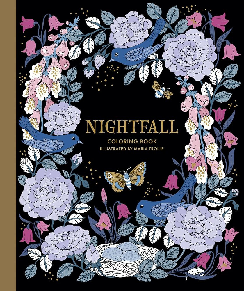 Nightfall Coloring Book: Originally Published in Sweden as "Skymningstimman" | Amazon (US)