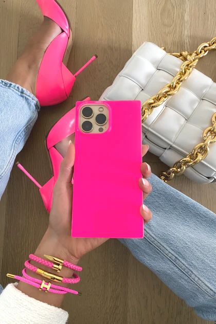 Quad Phone Case- Neon Pink | The Styled Collection