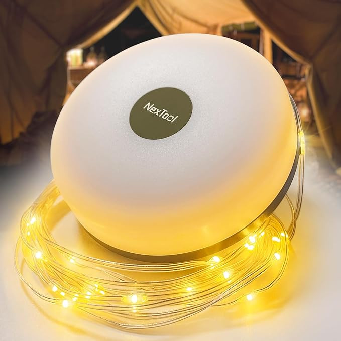 Camping Lights String, Outdoor String Lights with 5 Lighting Modes, Quick 30s Recovery, Durable a... | Amazon (US)