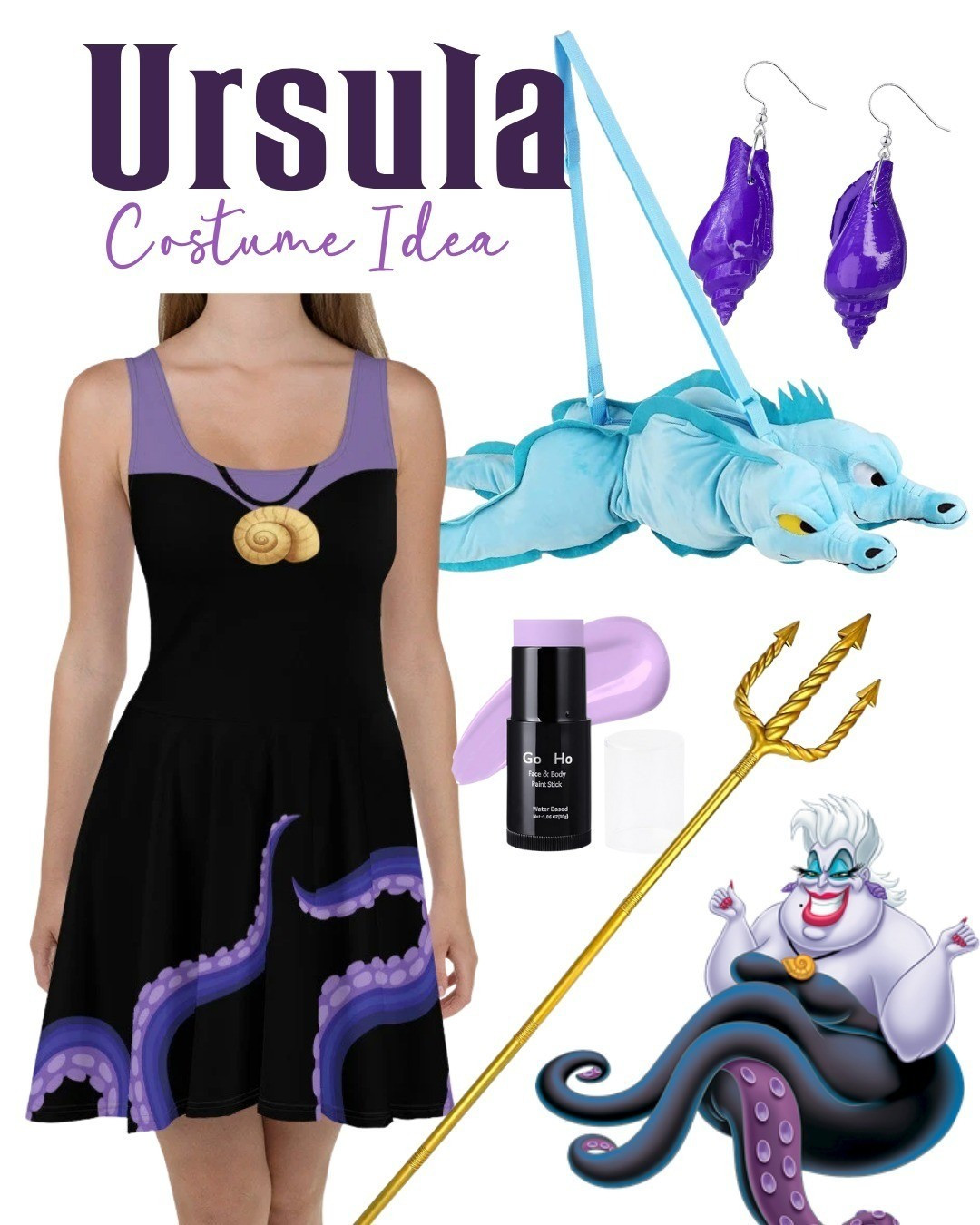 Ursula Disney Costume idea Womens Villain Disney Bounding 

#LTKSeasonal #LTKStyleTip #LTKFindsUnder50