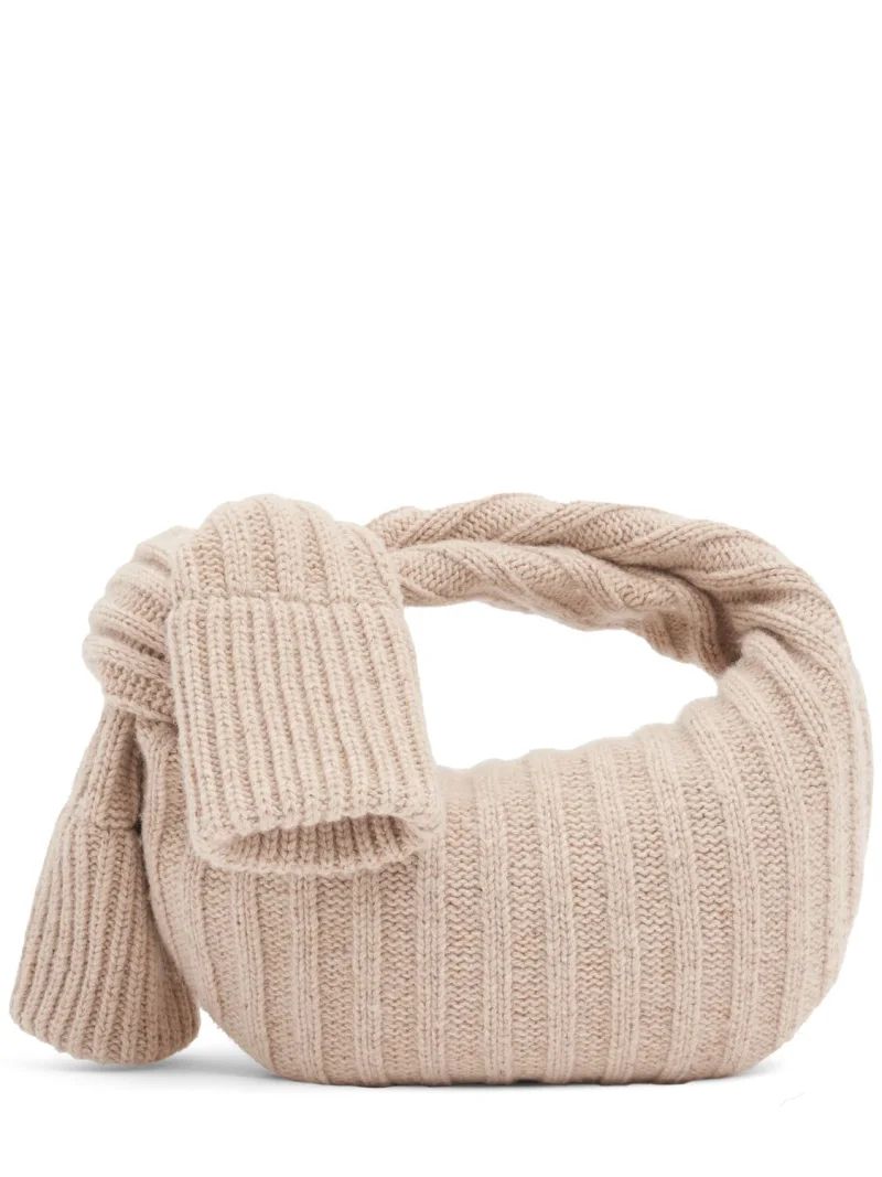 Mini jodie knitted wool top handle bag - Bottega Veneta - Women | Luisaviaroma | Luisaviaroma
