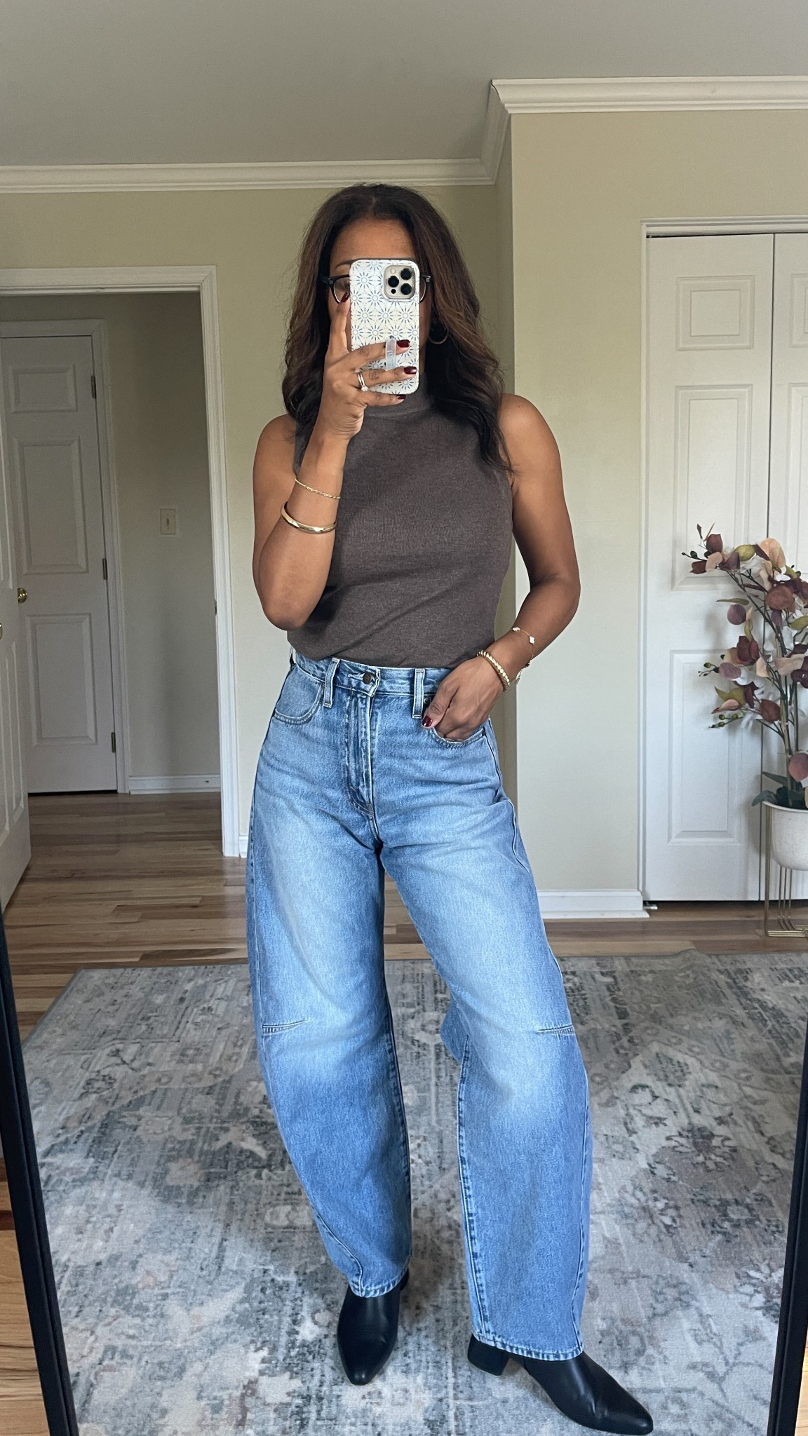 These jeans are 10/10! I would size up one size from your normal size

#ltkover40 #ltkfindsunder50 #ltkfindsunder100

