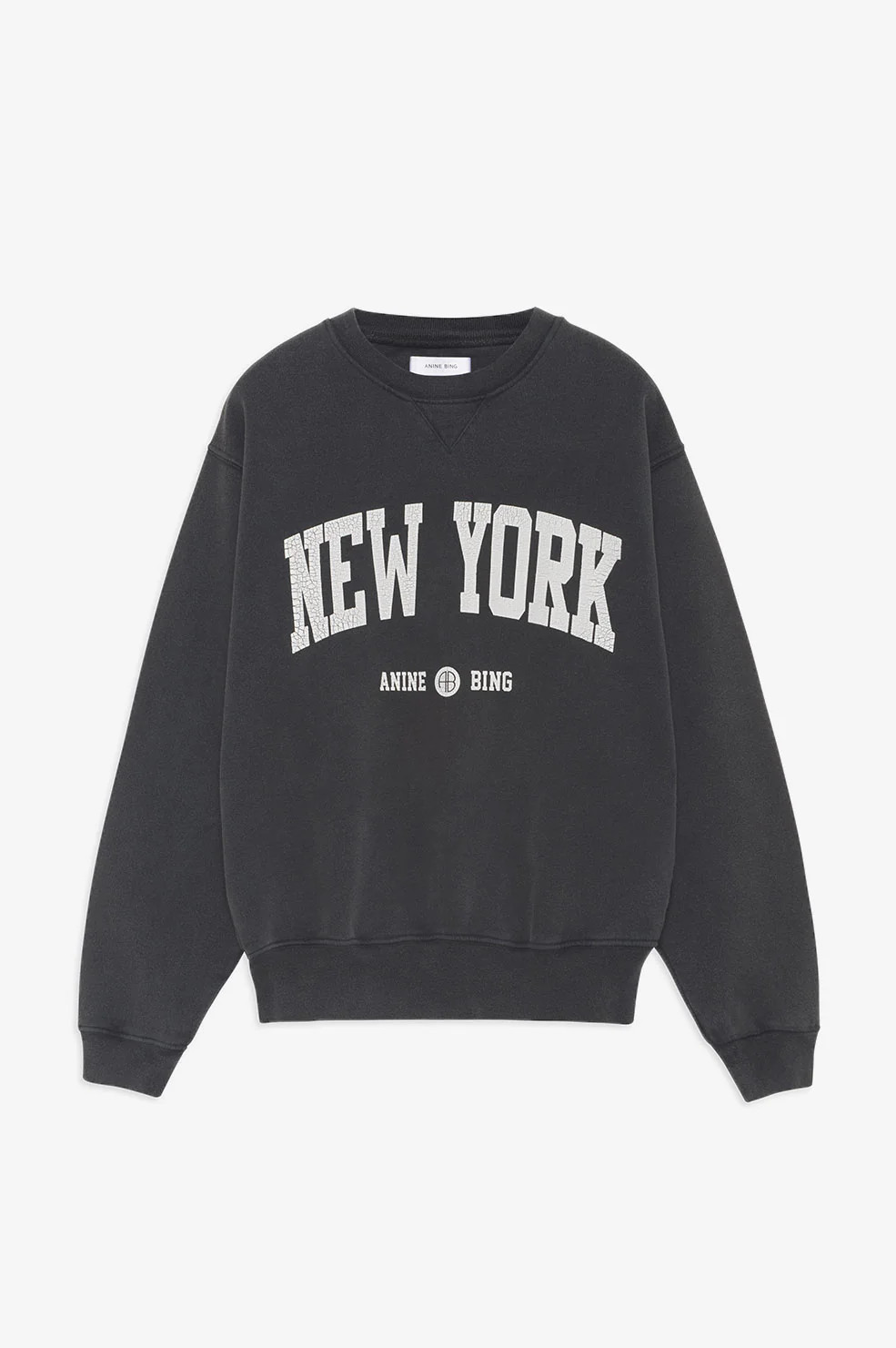 Ramona Sweatshirt University New York - Washed Black | Anine Bing
