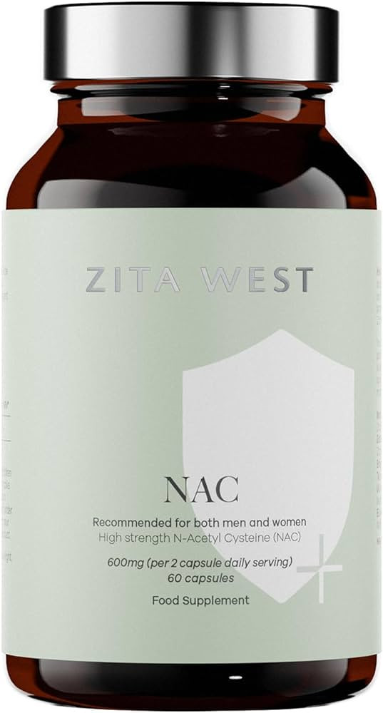 Zita West - High Strength N-Acetyl Cysteine (NAC) 600mg per 2 Capsules - Premium Nutritional Supp... | Amazon (UK)