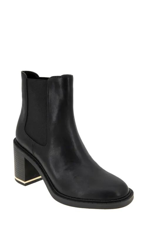 bcbg Boxxa Block Heel Chelsea Boot in Black at Nordstrom, Size 5.5 | Nordstrom