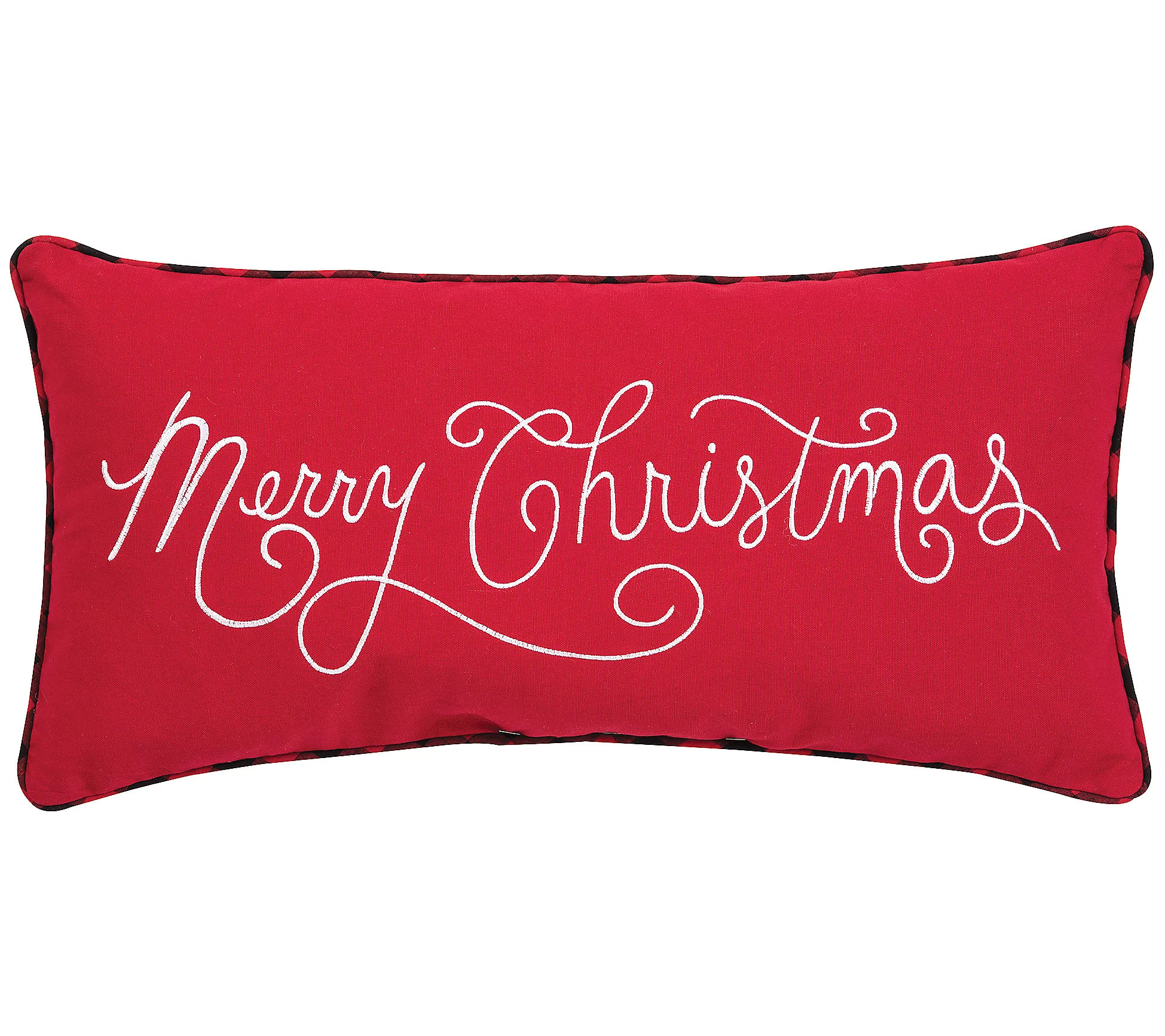 10"" x 20"" Merry Christmas Pillow by C&F Home | QVC