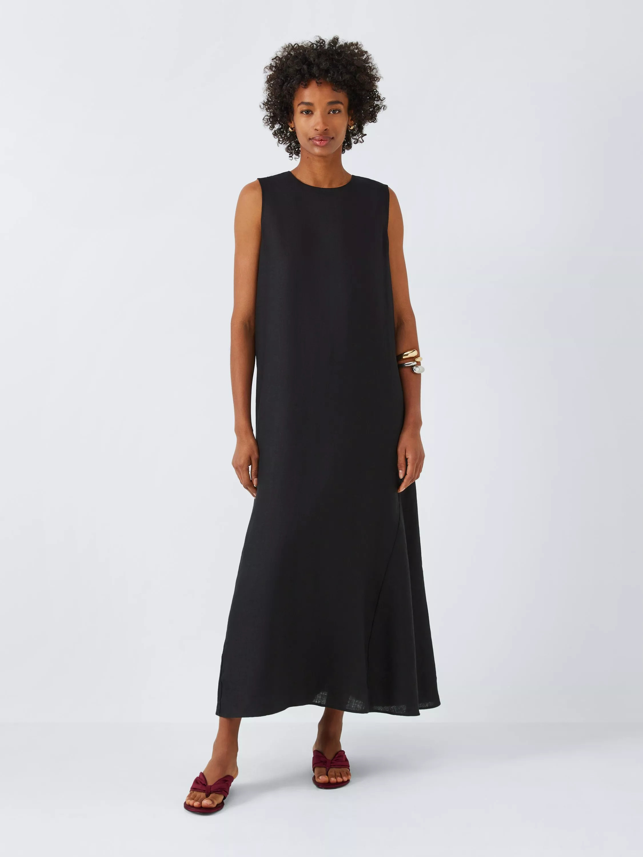 John Lewis Pure Linen Sleeveless Dress | John Lewis (UK)