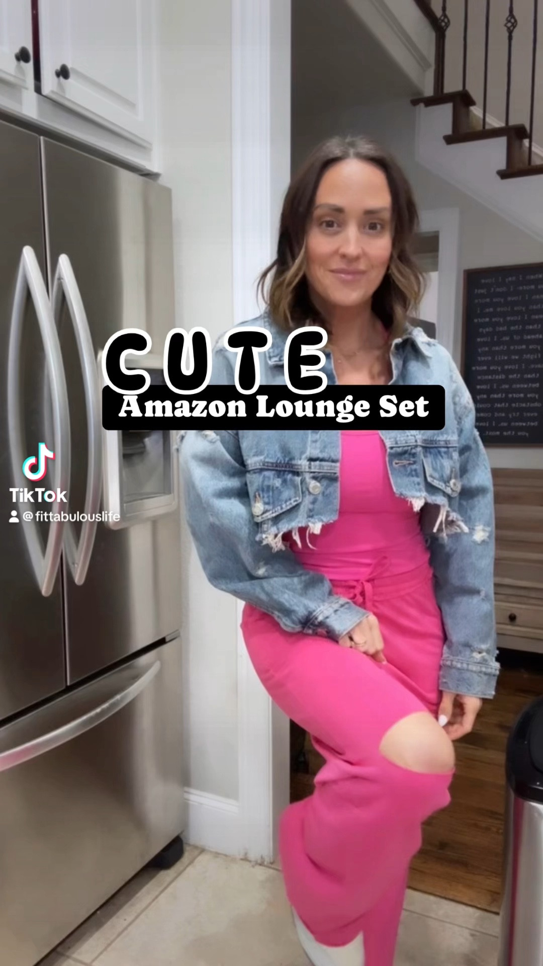 Cutest Amazon set. Wearing a S 

#LTKstyletip #LTKover40 #LTKfindsunder50