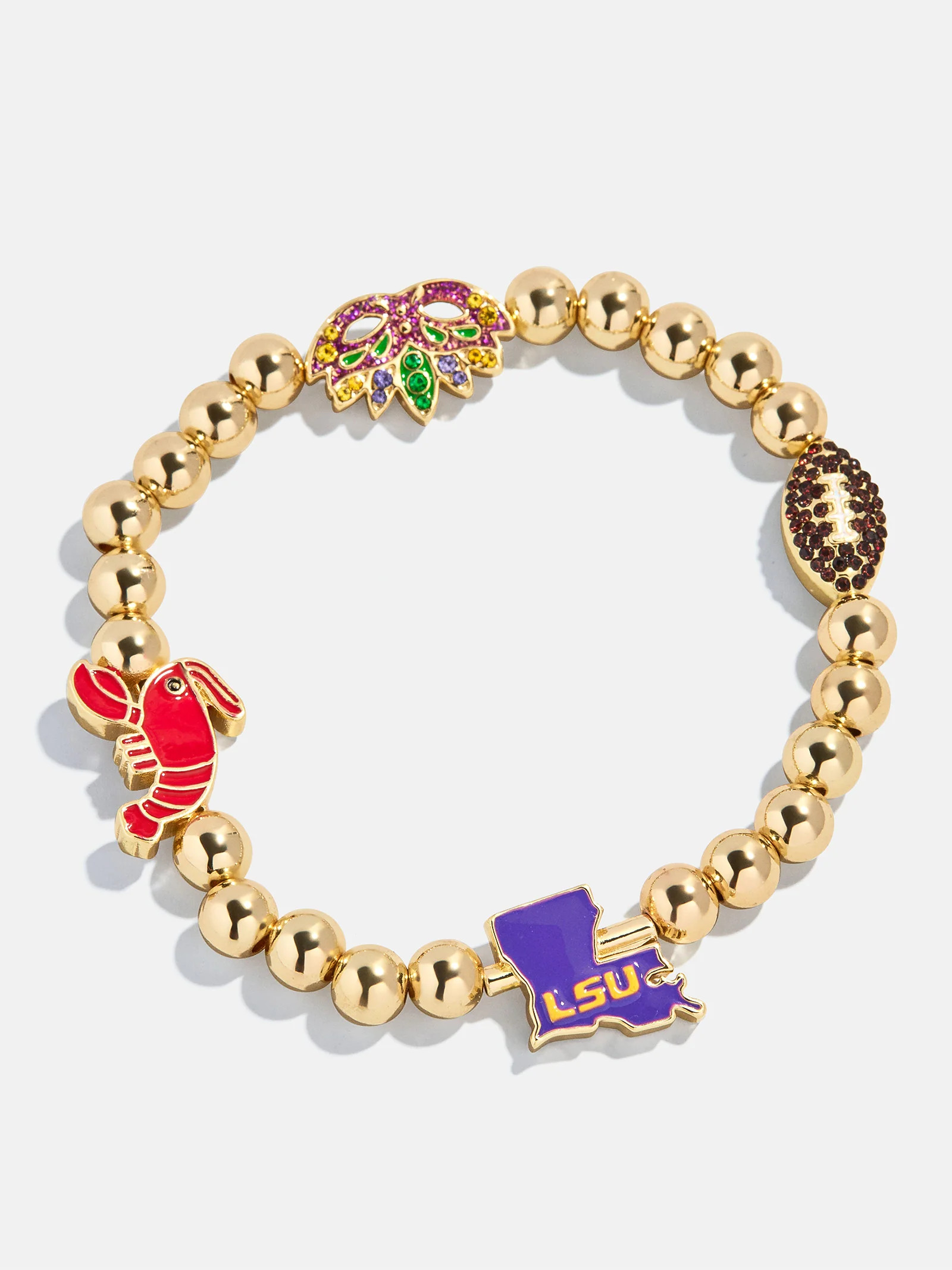Louisiana State University Pisa Bracelet - Louisiana State University | BaubleBar