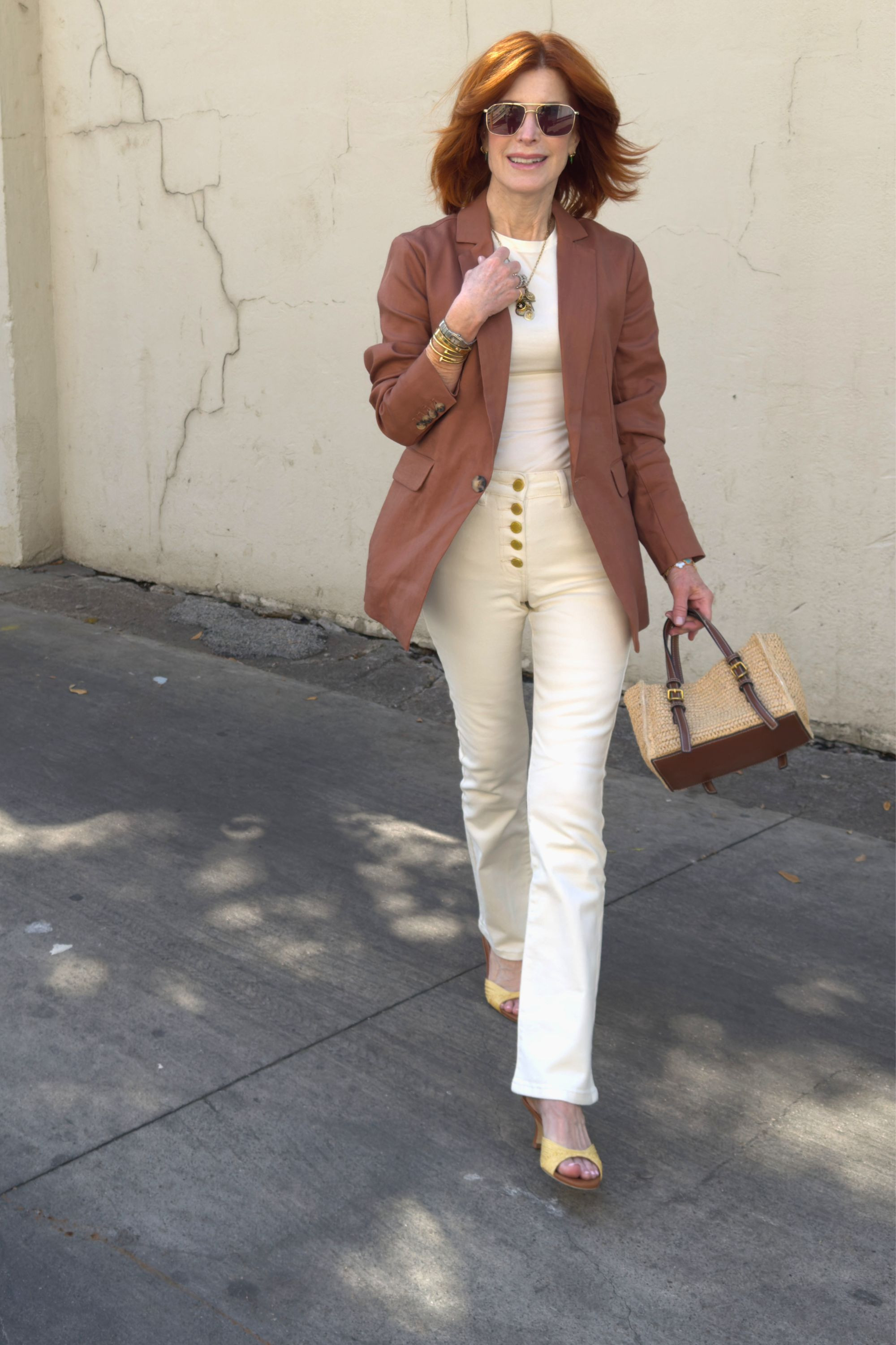 From the tailored blazer to these chic spring heels, this look is equal parts polished and easy—perfect for spring break dinners or everyday outings when you want to feel pulled together. 

 #LTKootd #LTKSeasonal #LTKOver40