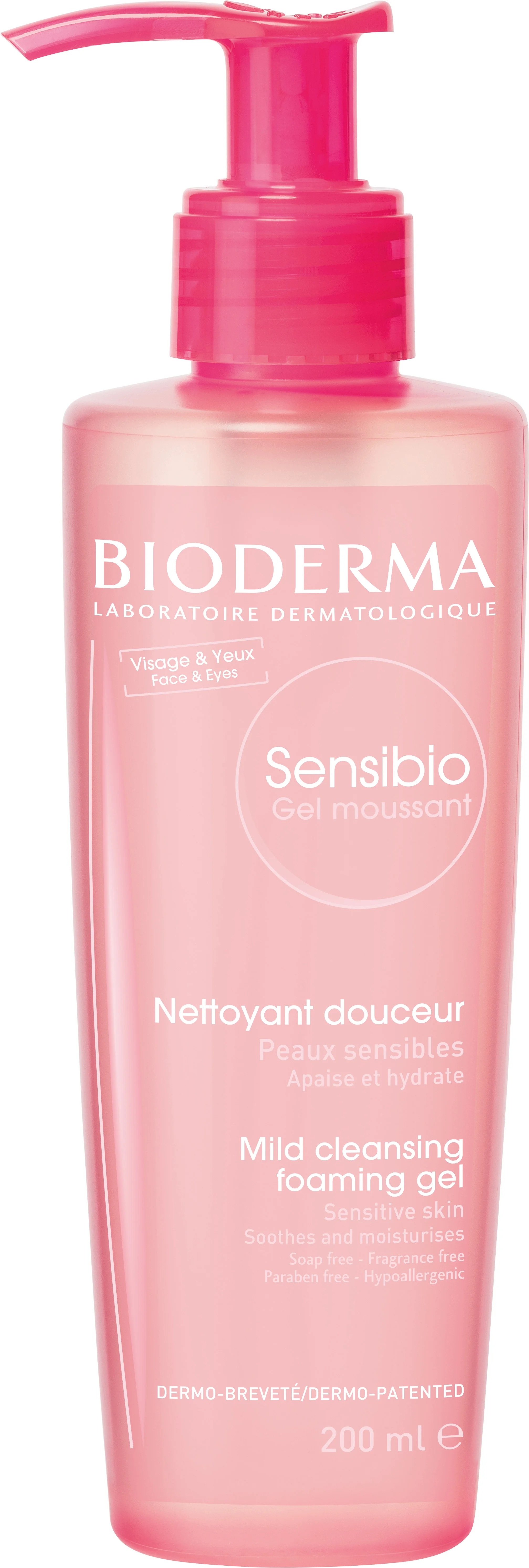 Bioderma - Sensibio, Mild Cleansing and Makeup Removing Foaming Gel for Sensitive Skin, 6.76 fl o... | Walmart (US)
