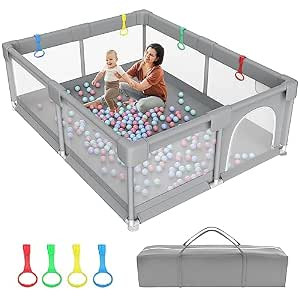 79" ×71" Extra Large Baby Playpen, Big Play Pens for Babies and Toddlers, Gap-Free, Climb-Proof ... | Amazon (US)