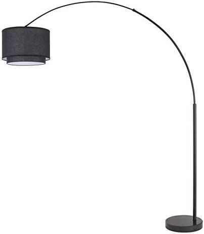 Major-Q Arc Floor Lamp 99-6938DS-BK Modern 81" Tall Standing Lamps for Living Room - Stand Up Archin | Amazon (US)