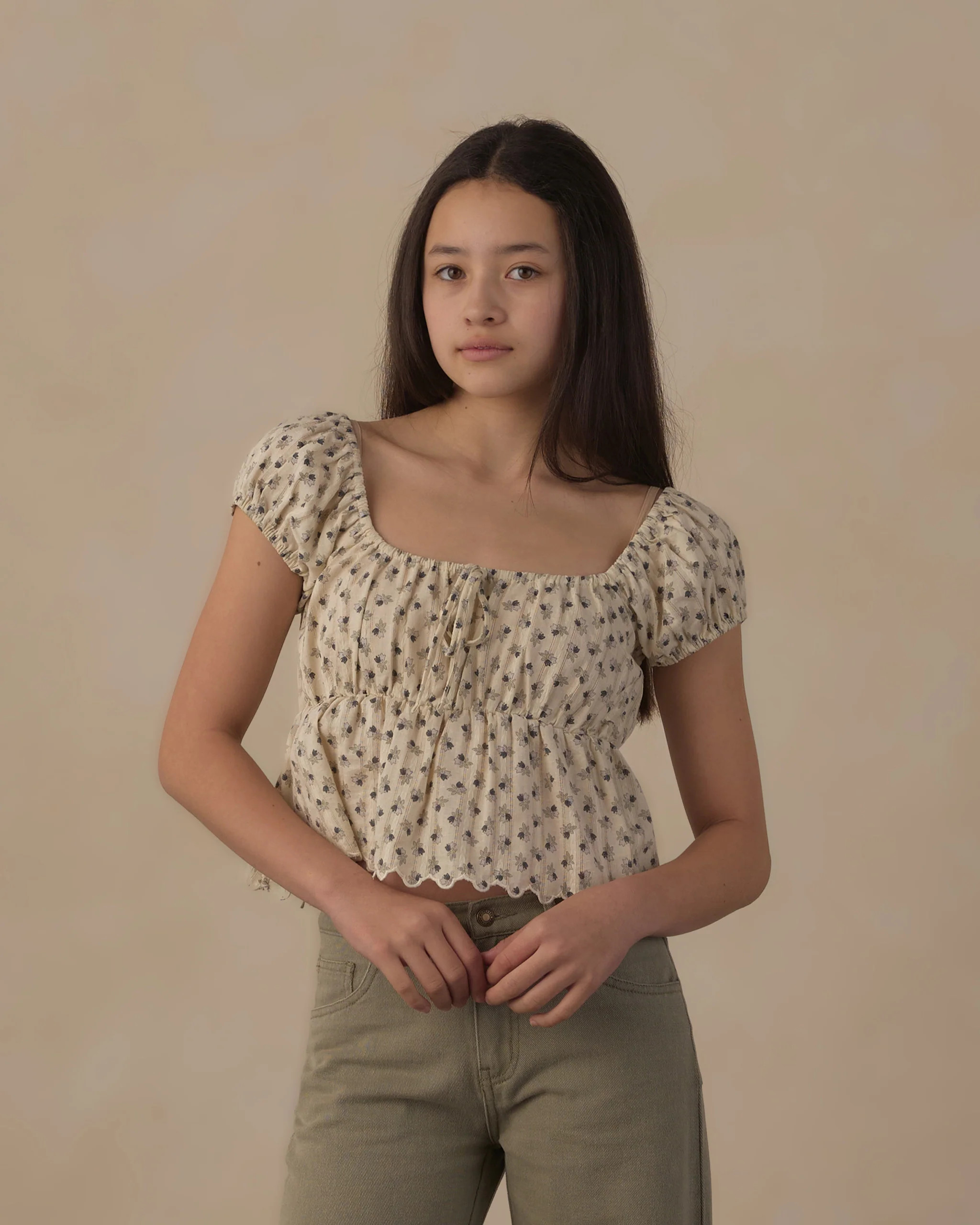 Teen Rylan Top Vintage Fleur | Rylee + Cru