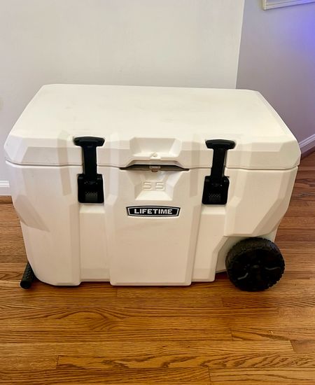 This cooler has been a lifesaver with our recent power outage after our storms.

And it’s on sale today! 

•55 Quart
•Durable Stainless Steel Hinge rod 
•Two Rubber Latches - Easily Opened with One Hand
•Stainless Steel Bottle Opener with Padlock Compatibility
•Dual Purpose Grip and Slide Feet
•Heavy-Duty Construction
•Wheels for Easy Transport
•Easy-to-Drain Spout with Garden Hose Compatibility
•Up To 7-Day Ice Retention
•Certified to Withstand a Bear For Up To an Hour

#LTKSeasonal #LTKFamily #LTKSaleAlert