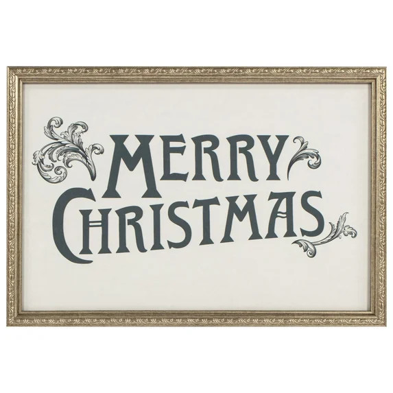 My Texas House Merry Christmas Sign Framed Holiday Wall Art 18x12 - Walmart.com | Walmart (US)
