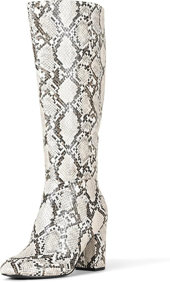 Amazon Essentials Women's Tall Heel Boot with Memory Foam Insole, Interior Zipper | Amazon (US)