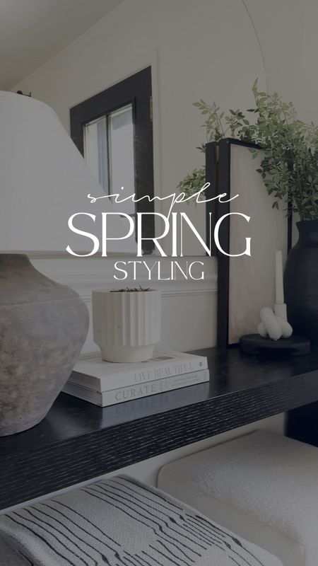 Spring console styling. Spring stems, Amazon find

#LTKhome