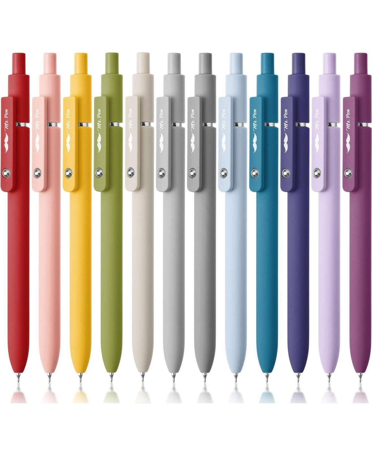 Mr. Pen Retractable Gel Pens, 6 or 12 Pack, Morandi, Gradient, and | Macy's