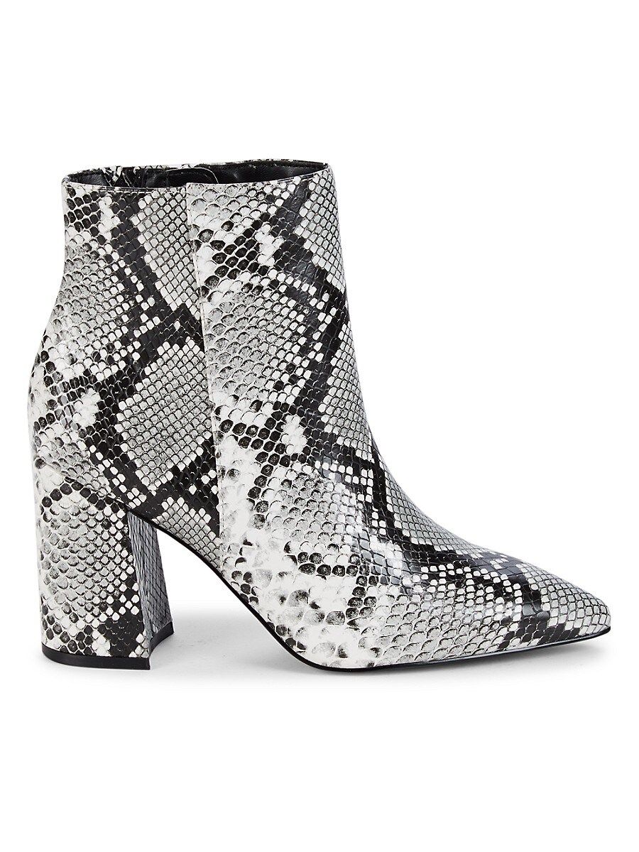 Charles by Charles David Women's Virgil Snakeskin-Embossed Booties - White - Size 5 | Saks Fifth Avenue OFF 5TH (Pmt risk)