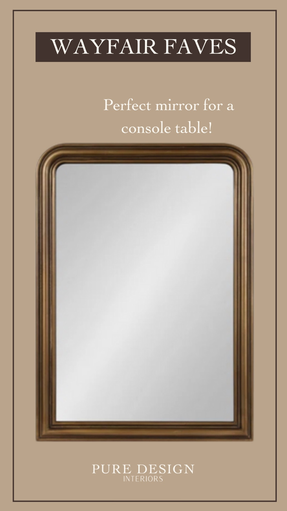 Found the perfect console table Mirror! bathroom mirrorr

#LTKstyletip #LTKcanada #LTKhome