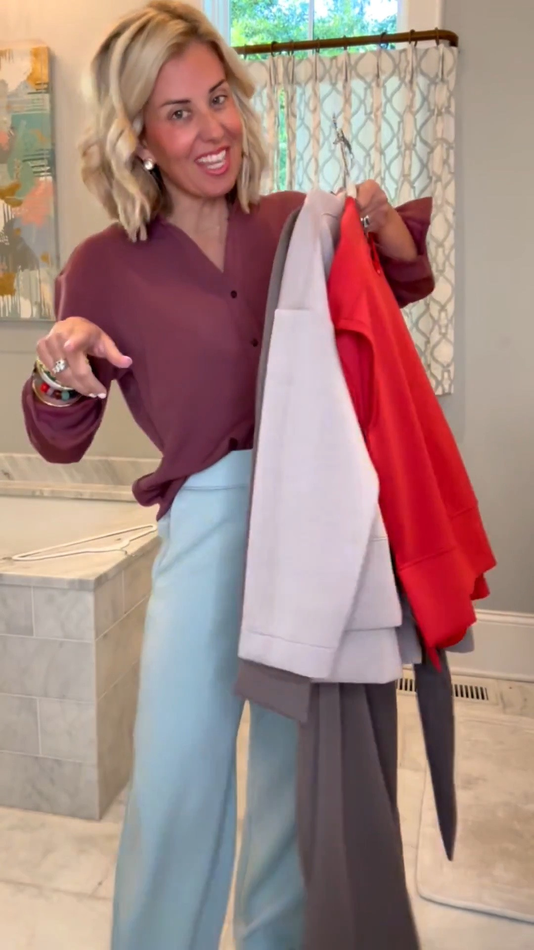 @Spanx Air Essentials are back with new colors and styles! The fabulousness is such a yes and 25% off with code AE25. 
*25% off full-price Air Essentials styles (8/26-8/30):  Code AE25

*Non-Air Essentials styles: CATHERINEXSPANX for 15% off 1st order + free shipping

Sizing:
Crewneck Tee - xs
Straight Leg Pant - small petite 
Tie-Waist Midi Dress - xs
Oversized Button Down - xs
Pintuck Wide Leg Pant - small petite
Cardigan - xs
Slim Straight Pant - small petite

#spanxpartner

#LTKdayinmylife #LTKOver40 #LTKPetite
