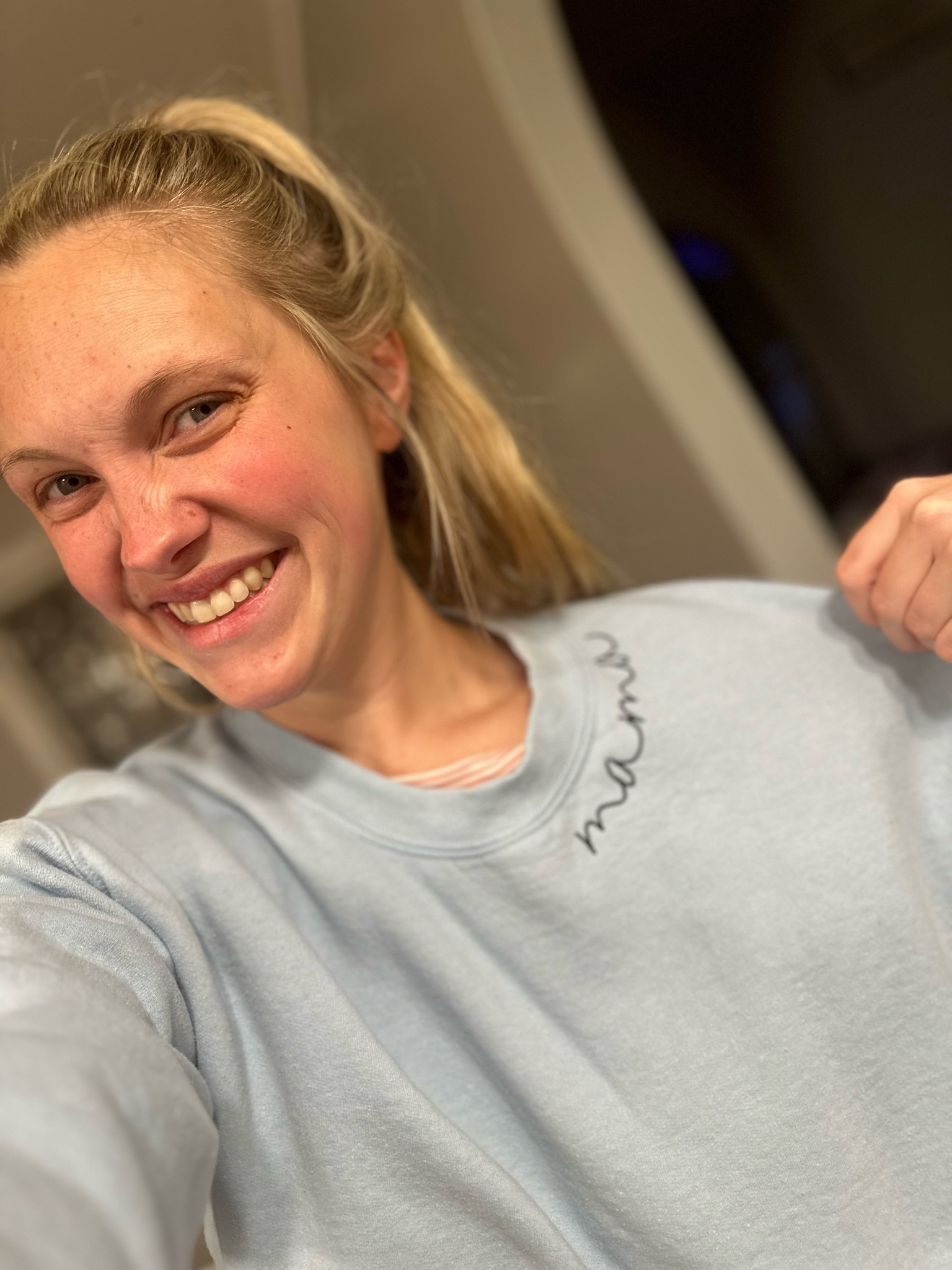 Embroidered MAMA sweatshirt 🤍

#LTKHoliday #LTKGiftGuide #LTKFamily