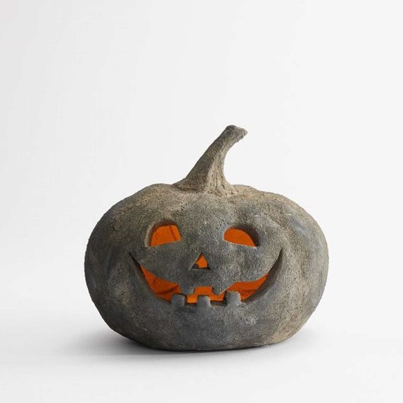 Hallowmas Handcrafted Jack-O'-Lantern, Artisanal Kiln-Fired Pumpkin with Hand-Carved Details, 202... | Walmart (US)