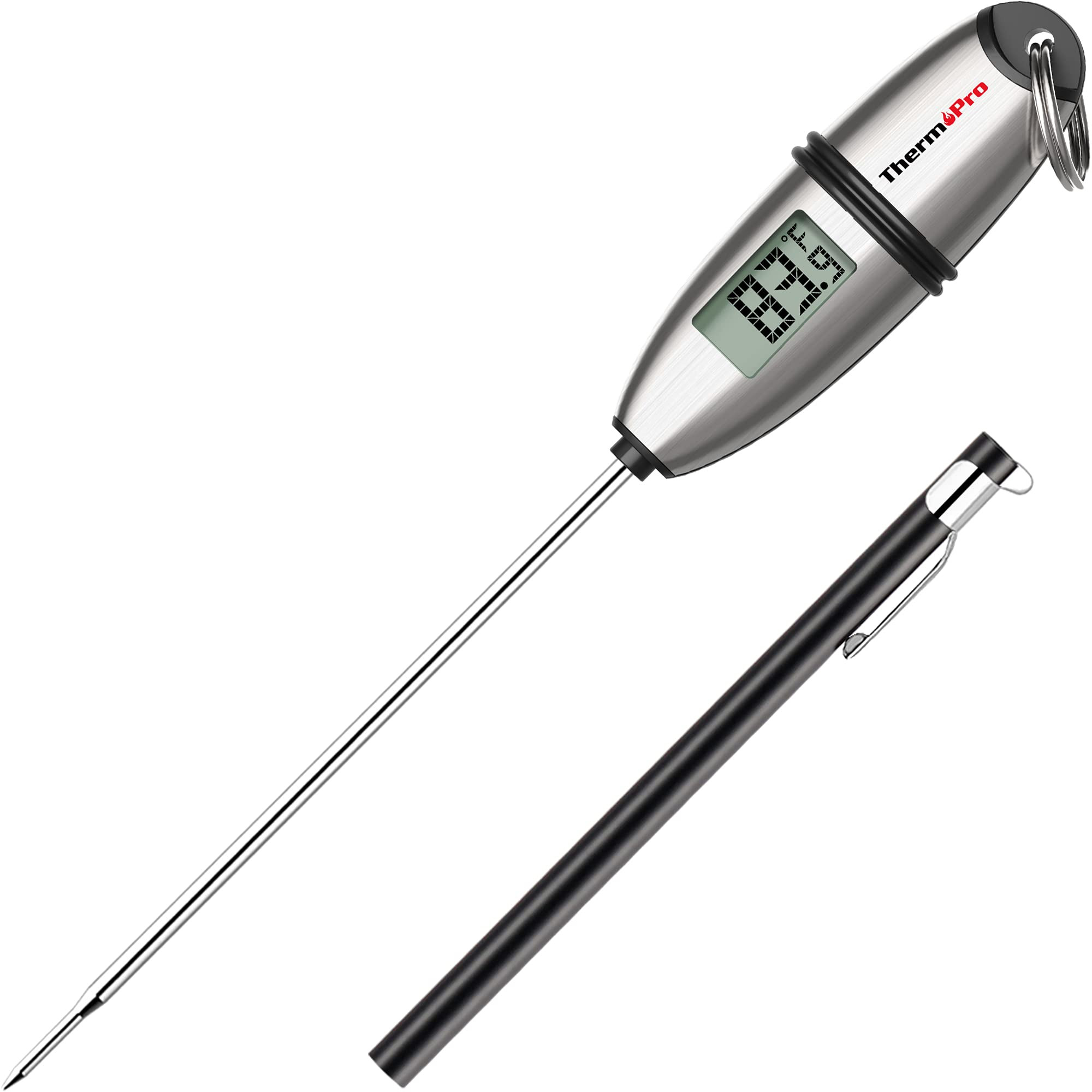 ThermoPro TP02S Digital Food Thermometer for Cooking Bread Baking Sourdough Liquids, Meat Thermom... | Amazon (US)