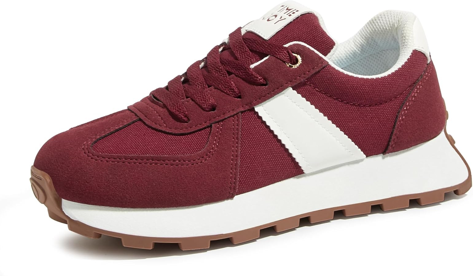 Women's Retro Platform Sneakers Wide Fit Fashion Tennis Shoes with Recyclable Material Insole Vin... | Amazon (US)