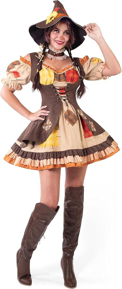 Spooktacular Creations Halloween Scarecrow Costume Women, Sassy Scarecrow Dress, Halloween Costum... | Amazon (US)