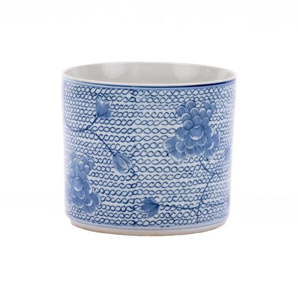 Blue & White Chain Orchid Pot | Scout & Nimble
