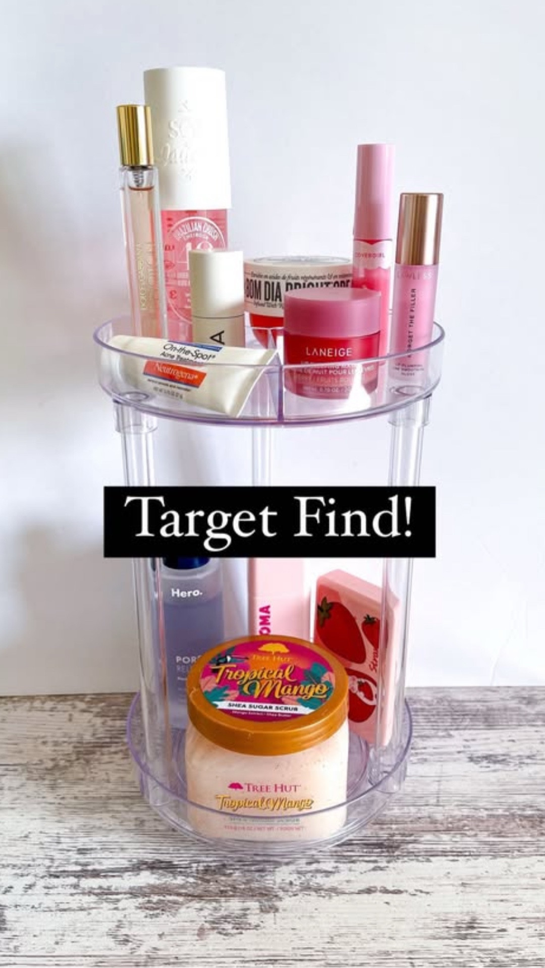 Target find: Spinning Turntable Makeup Organizer - Brightroom brand $20. This is great for a small bathroom or a teen girl’s room. 


New year reset inspo, 
Target home, Target organization, Target home organization, beauty organizer, target beauty, Sephora beauty, bathroom organization, 
#LTKGiftGuide 

#LTKHome #LTKBeauty #LTKSeasonal