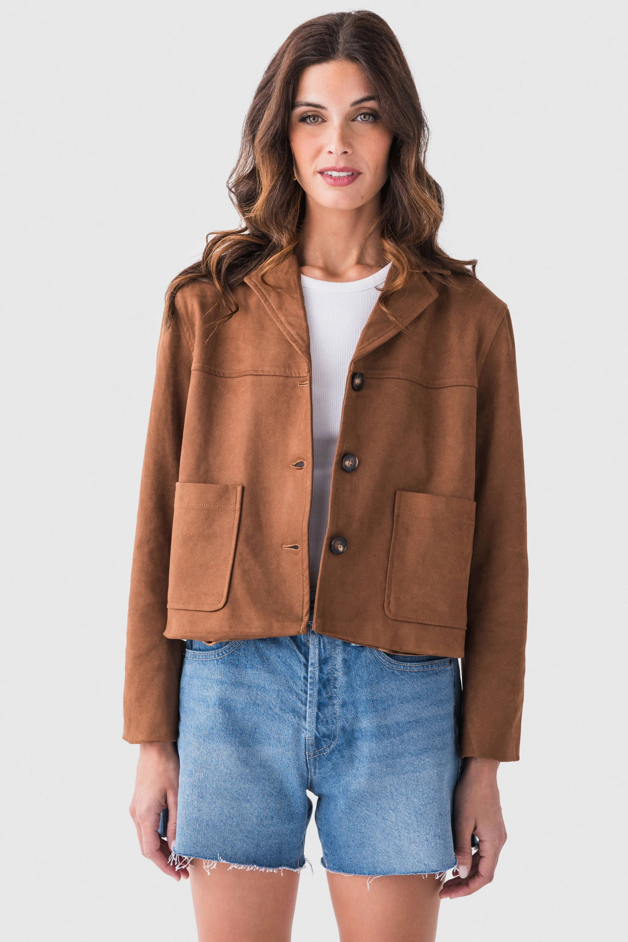 Lucy Paris Brent Suede Jacket | Social Threads