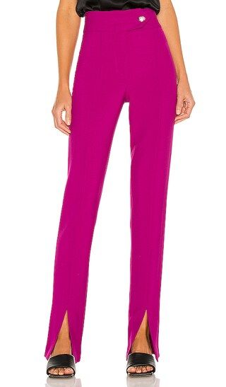 Veronica Beard Jessamy Pant in Fuchsia. - size 8 (also in 0, 2, 4, 6) | Revolve Clothing (Global)