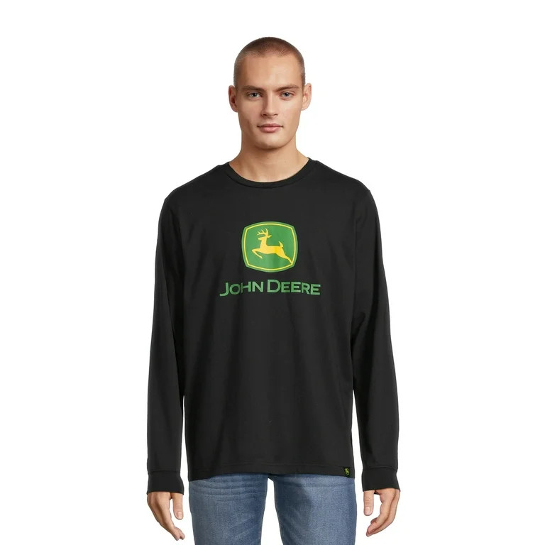 John Deere Men's and Big Men's Jersey Graphic Long Sleeve Tee T-Shirt, up to size 3XL | Walmart (US)