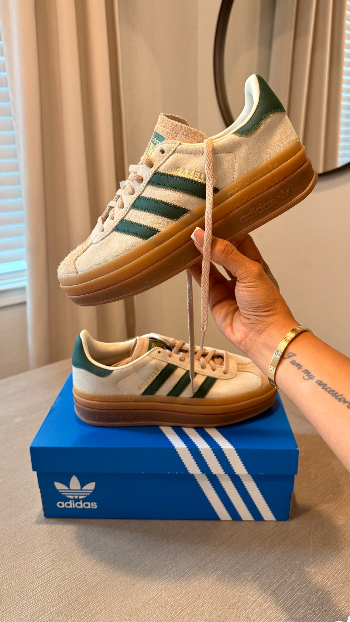 Love the design of this platform Gazelle! Adidas released them in a few different color ways, and these are my favs! 

#LTKActive #LTKShoeCrush #LTKStyleTip