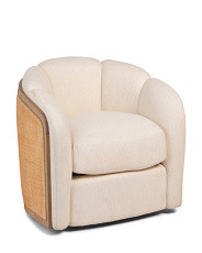 Swivel Daisy Rattan Accent Chair | Marshalls