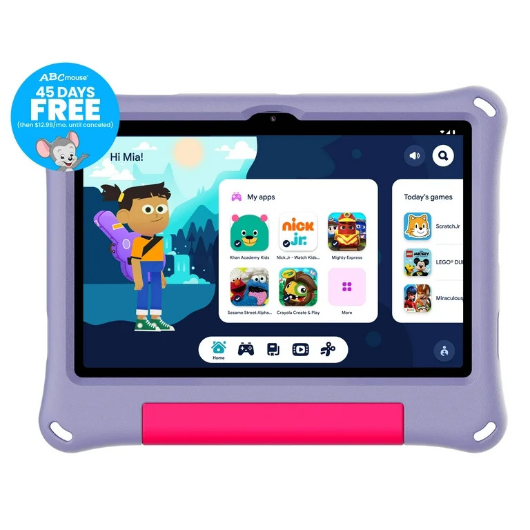 onn. 10.1" Kids Tablet, 32GB, (2024 Model) - Lavender - Walmart.com | Walmart (US)