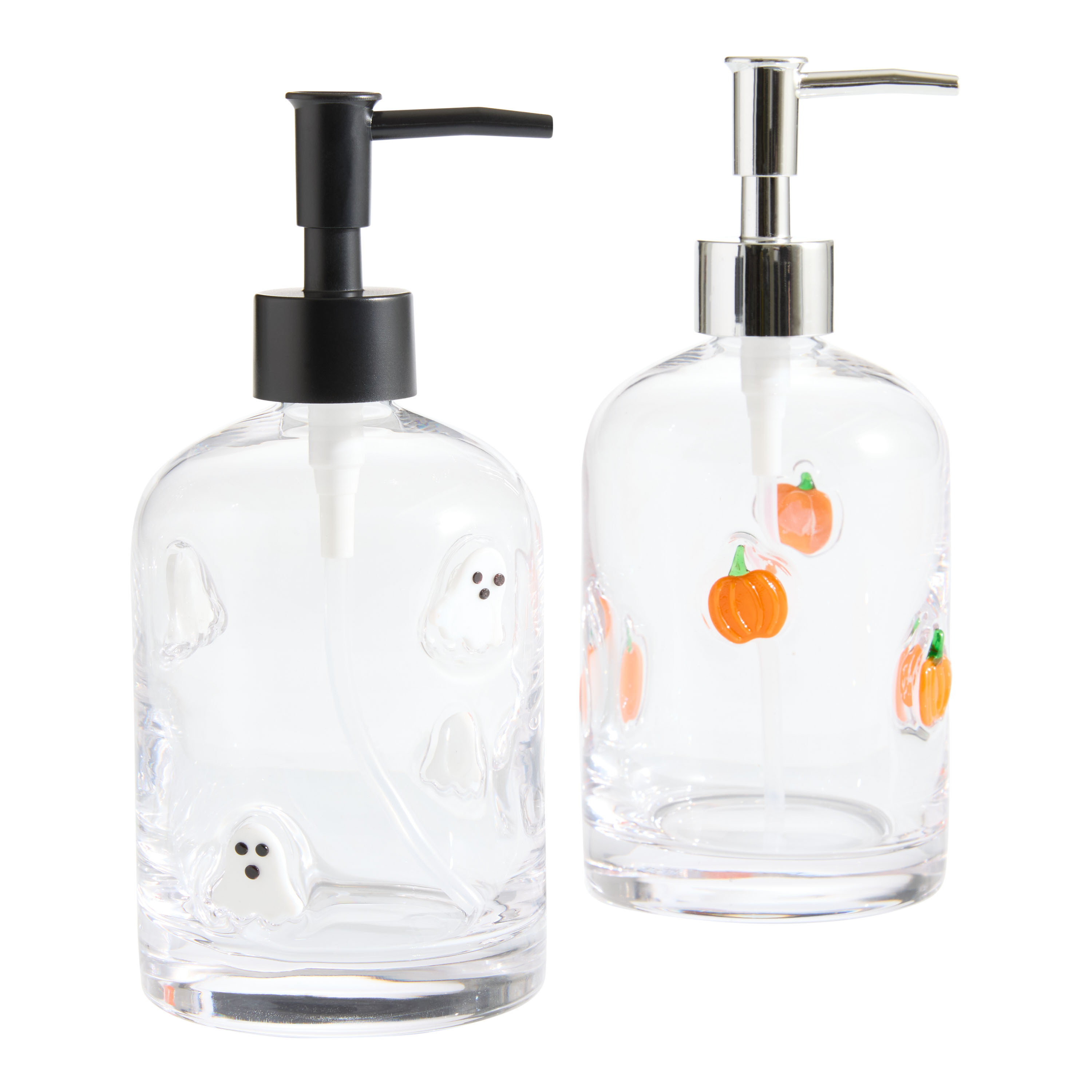Charm Halloween Inlay Glass Liquid Soap Dispenser | World Market