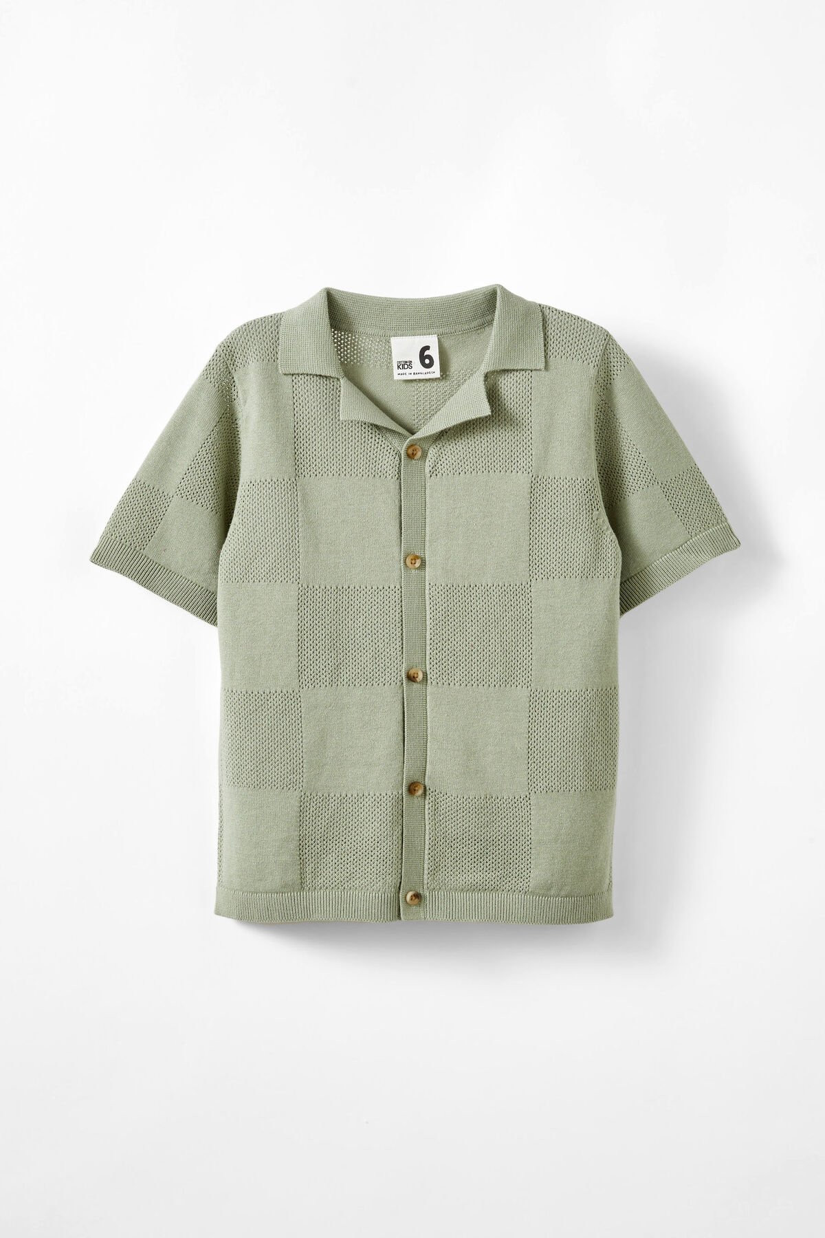 Knitted Short Sleeve Shirt | Cotton On (US)