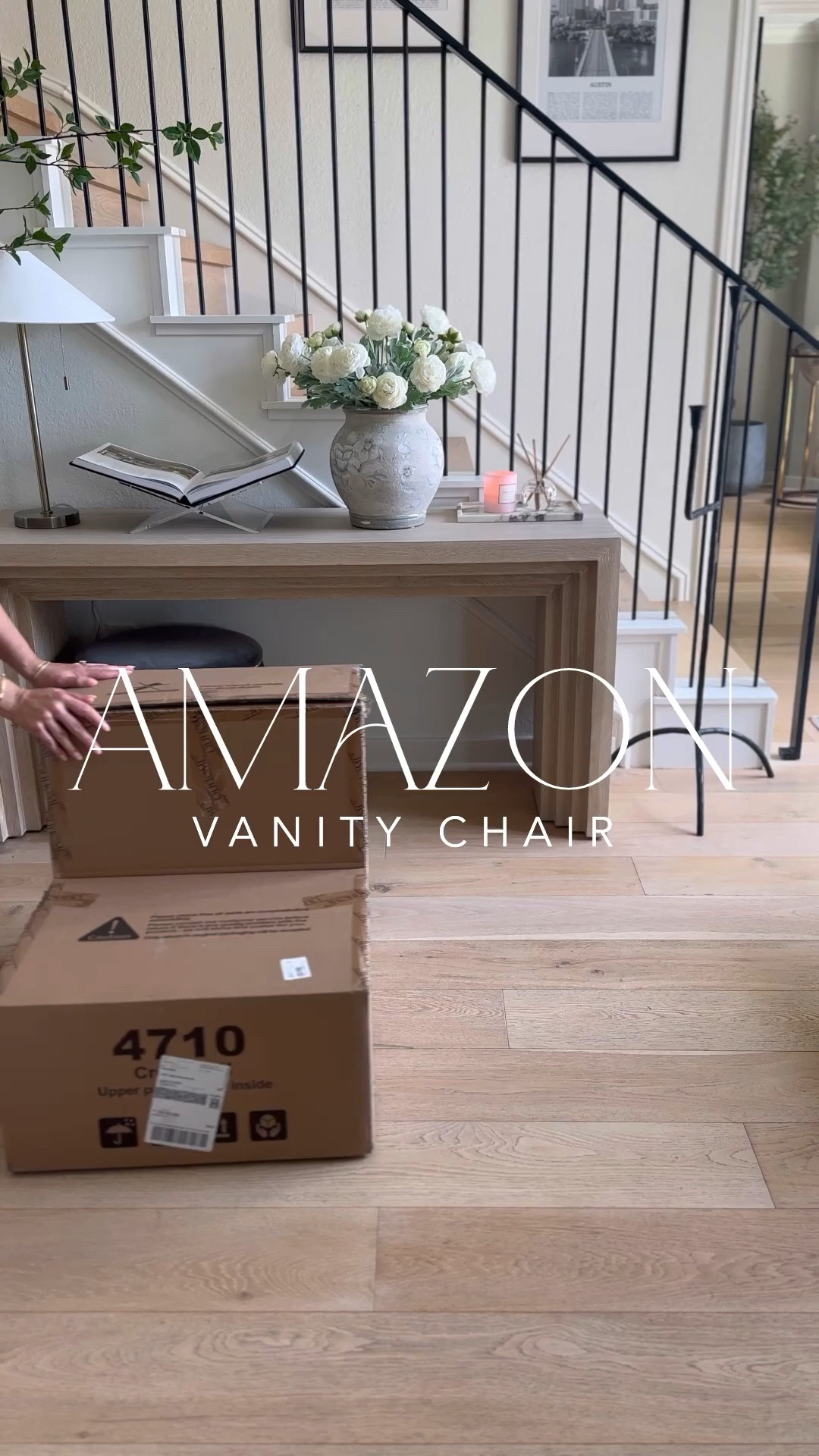Amazon makeup vanity chair! This is technically a dining chair, but was the perfect size for my makeup vanity, and would make a great office desk chair as well! Comfort level 10/10 and the fabric is gorgeous 🙌🏼

#LTKVideo #LTKHome #LTKStyleTip