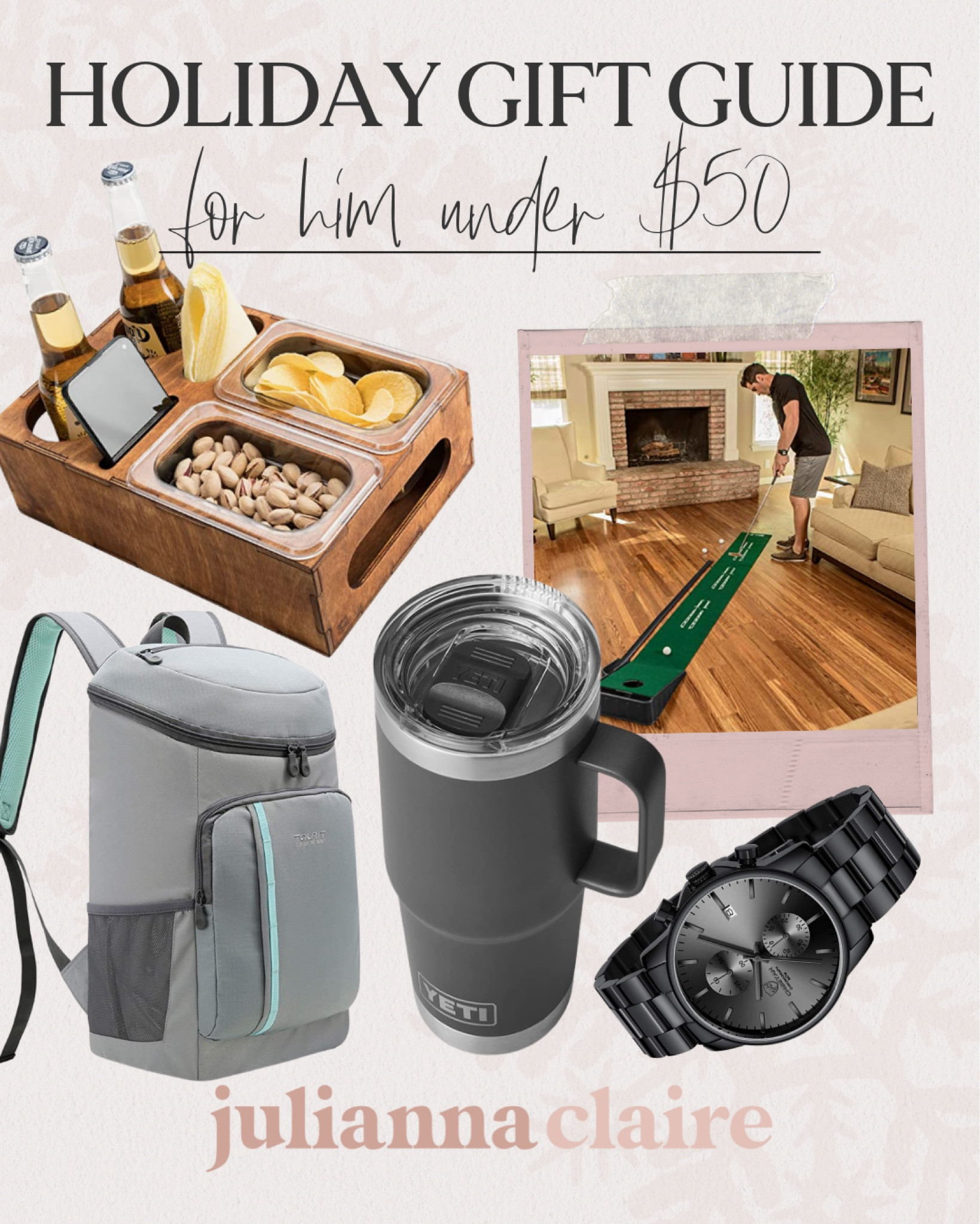 Holiday Gift Guide - Gifts For Him Under $50 ✨

holiday gift guide // holiday gifts // gifts for him // gift ideas for him // christmas gifts for her // christmas gift guide // affordable gift guide

#LTKunder50 #LTKmens #LTKHoliday