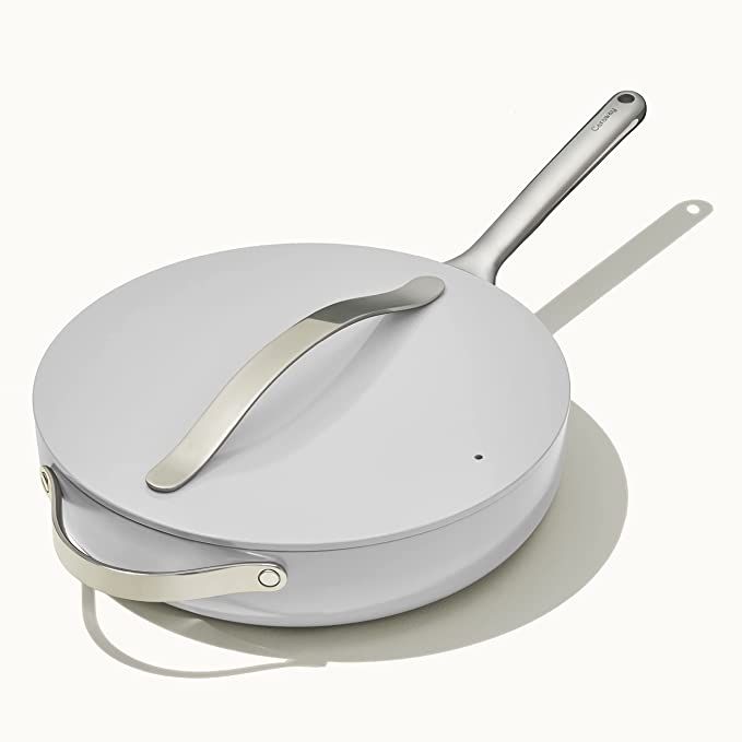 Caraway Nonstick Ceramic Sauté Pan with Lid (4.5 qt, 11.8") - Non Toxic, PTFE & PFOA Free - Oven... | Amazon (US)