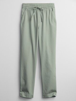 Easy Straight Pull-On Pants With Washwell | Gap Factory