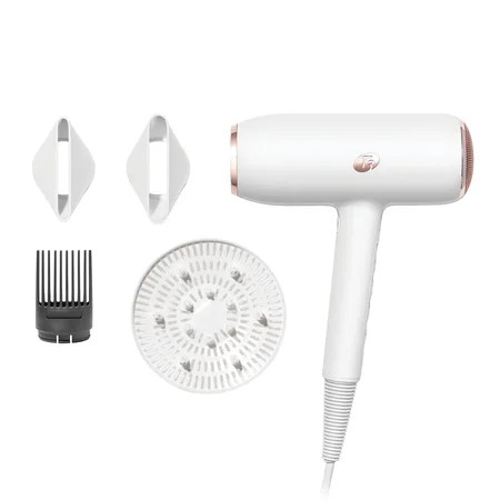 T3 Featherweight StyleMax Professional Ionic Hair Dryer with Custom Heat Automation & 4 Attachments,Fast Drying,Lightweight with 5 Heat & 3 Speed Settings,2 Concentrators,Diffuser & Smoothing Comb | Walmart (US)