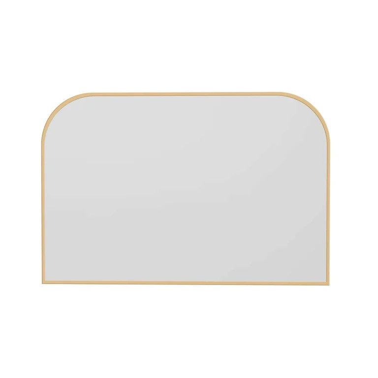 Mainstays 36"x24" Mantel Wall Mirror, Gold - Walmart.com | Walmart (US)